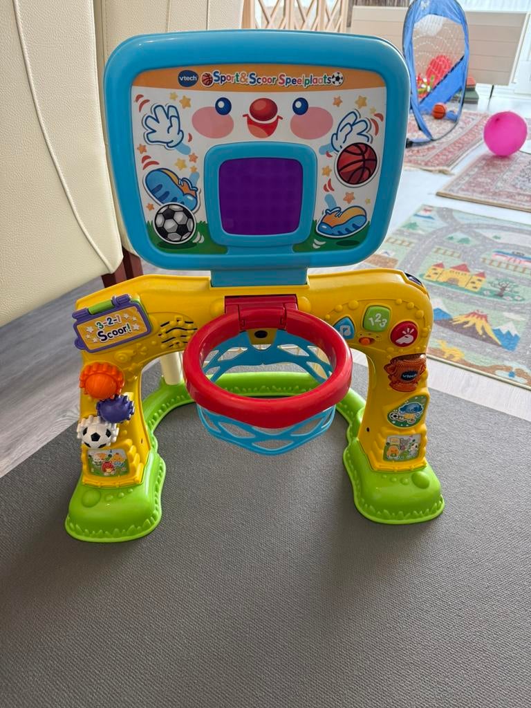 VTech 3-in-1 Sport & Scoor speelplaats, Kinderen en Baby's, Speelgoed | Vtech, Ophalen, Zo goed als nieuw, 6 maanden tot 2 jaar