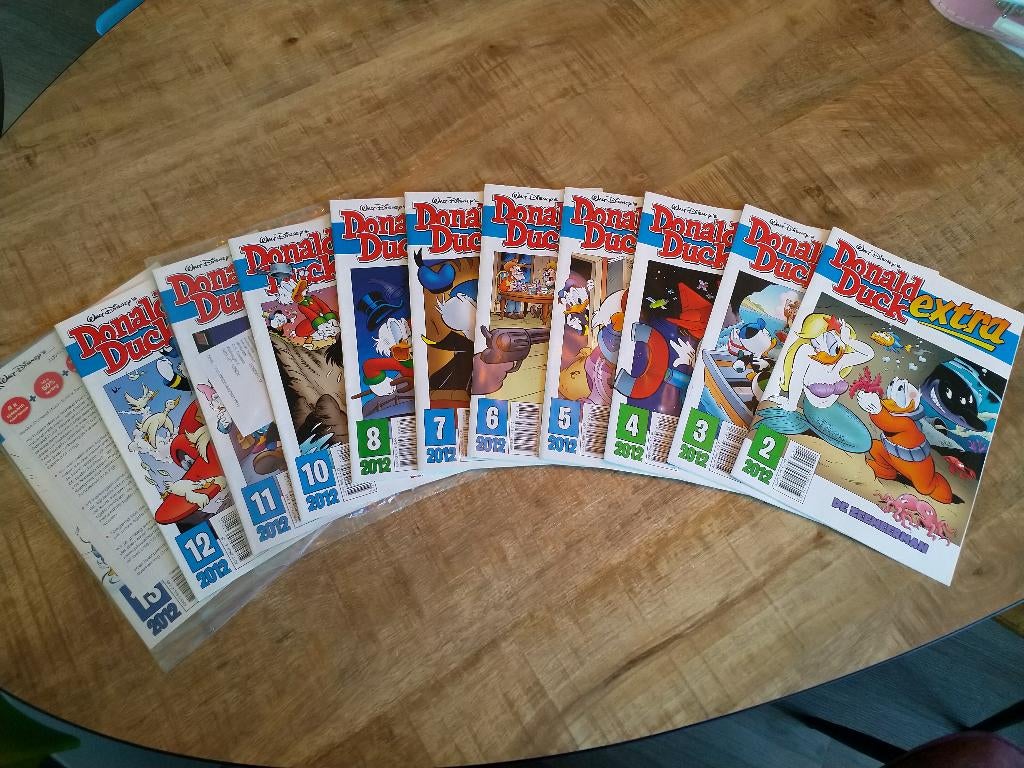 Donald Duck Extra, jaargang 2012, Complete serie of reeks, Europa, Ophalen of Verzenden, Zo goed als nieuw