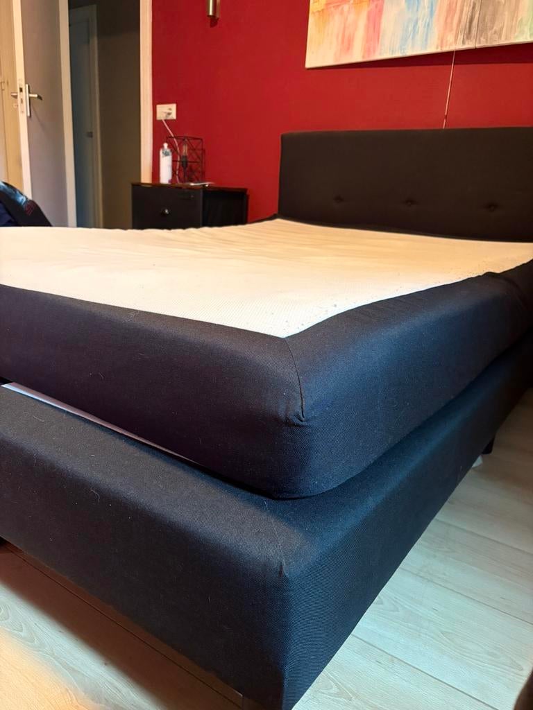 Boxspring BeterBed 1.40mx2.10m, Ophalen, Zo goed als nieuw, Tweepersoons, 140 cm