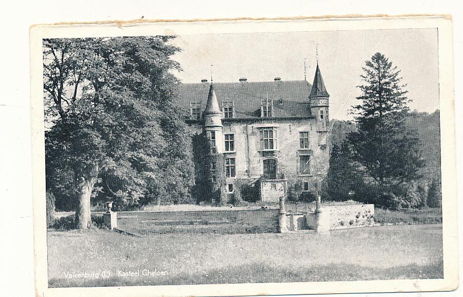11044 Valkenburg, Kasteel Chaloen, Ophalen of Verzenden, 1940 tot 1960, Limburg