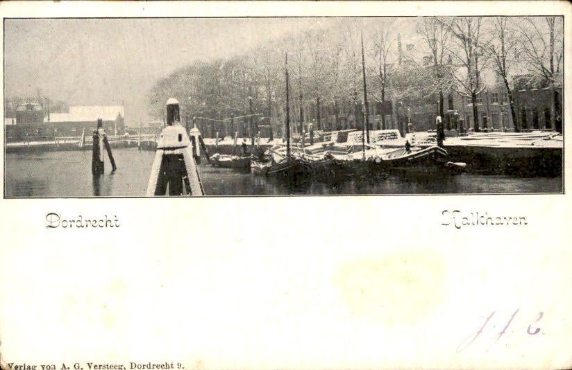 Dordrecht - Kalkhaven, Ophalen of Verzenden, Voor 1920, Ongelopen, Zuid-Holland