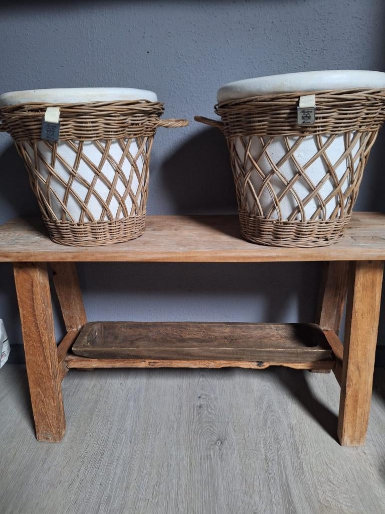 Bloempotten, Ophalen, Rond, Aardewerk, Minder dan 40 cm