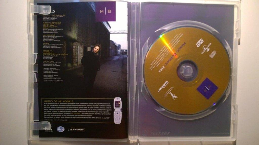 Marco Borsato - Zien (DVD), Alle leeftijden, Ophalen of Verzenden, Zo goed als nieuw, Muziek en Concerten
