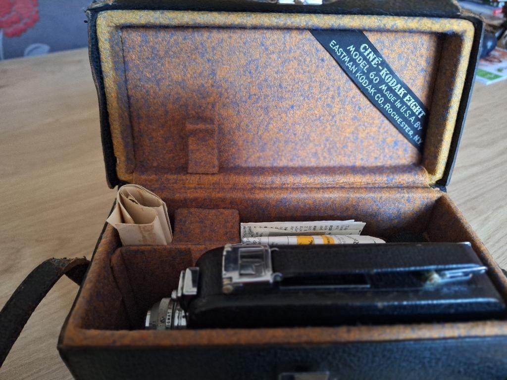 filmcamera kodak model 60 8mm, Ophalen of Verzenden, Voor 1940, Filmcamera