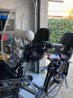 Thule fietsstoeltje voor met windscherm, Ophalen, Gebruikt, Voorzitje, Voetsteuntjes
