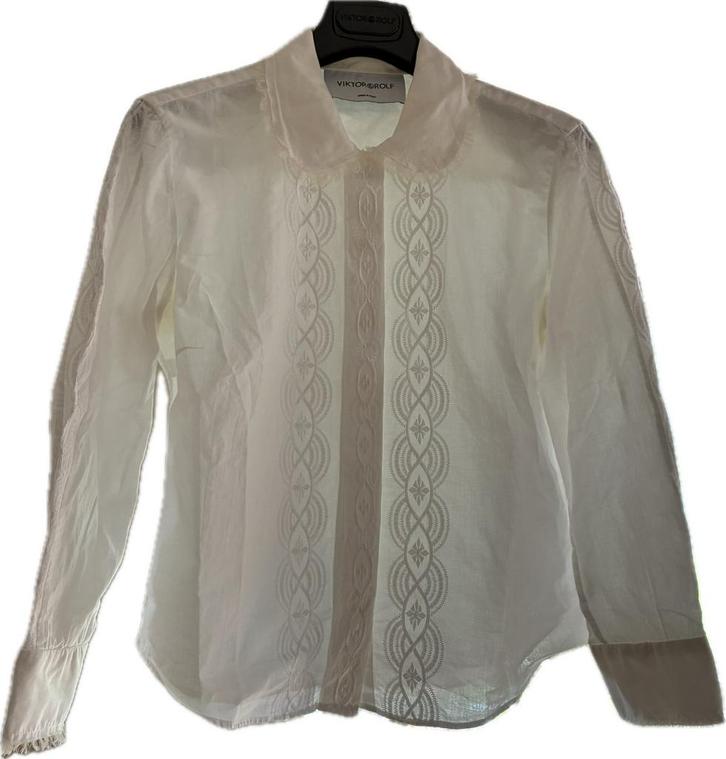 Viktor&Rolf blouse, Kleding | Dames, Blouses en Tunieken, Zo goed als nieuw, Maat 42/44 (L), Wit, Ophalen of Verzenden