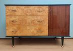 Vintage dressoir - retro kast sideboard ladekast jaren 60, Huis en Inrichting, Kasten | Dressoirs, Ophalen, Zo goed als nieuw