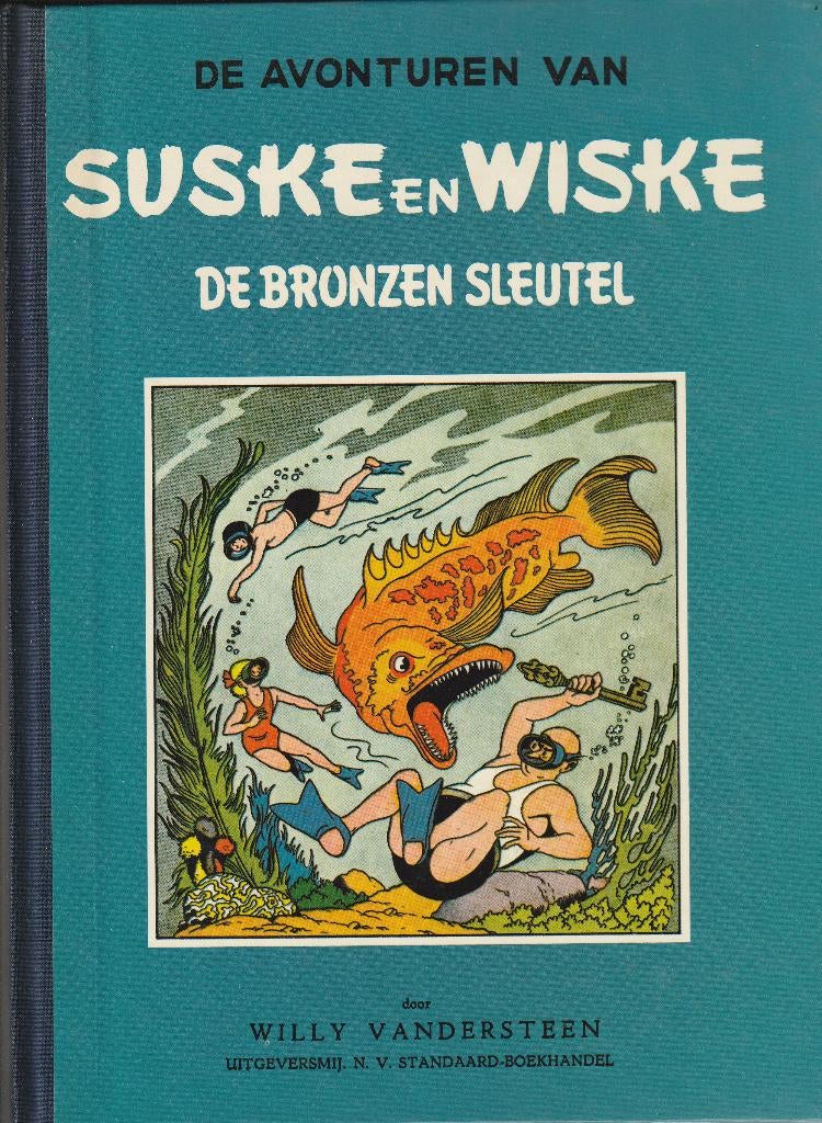 Suske en Wiske hc, blauwe serie: De bronzen sleutel, Boeken, Stripboeken, Willy Vandersteen, Eén stripboek, Ophalen of Verzenden