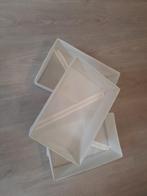 Skubb 3 witte opbergmanden met rits, Ophalen of Verzenden, 50 tot 100 cm, Minder dan 50 cm, Minder dan 50 cm