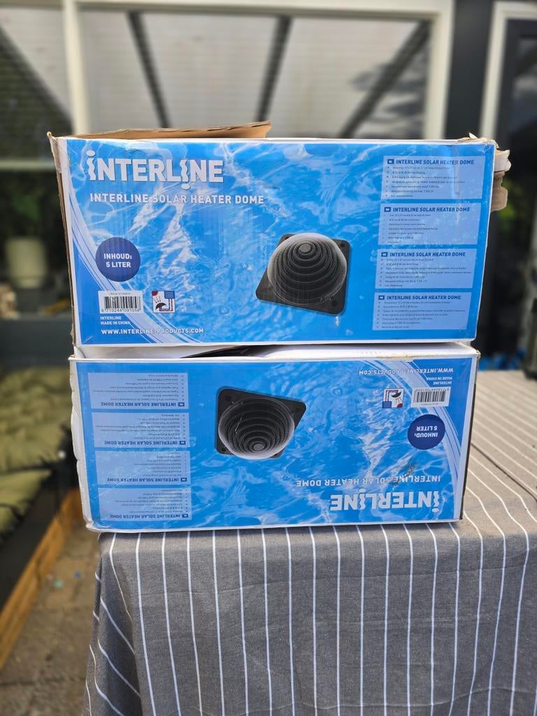 Interline Solar Heater Dome (2 stuks) - Zwembadverwarming, Minder dan 80 cm, Ophalen of Verzenden, Minder dan 200 cm, Opzetzwembad