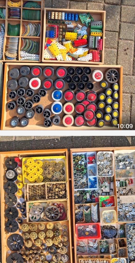 Meccano, Ophalen, Gebruikt