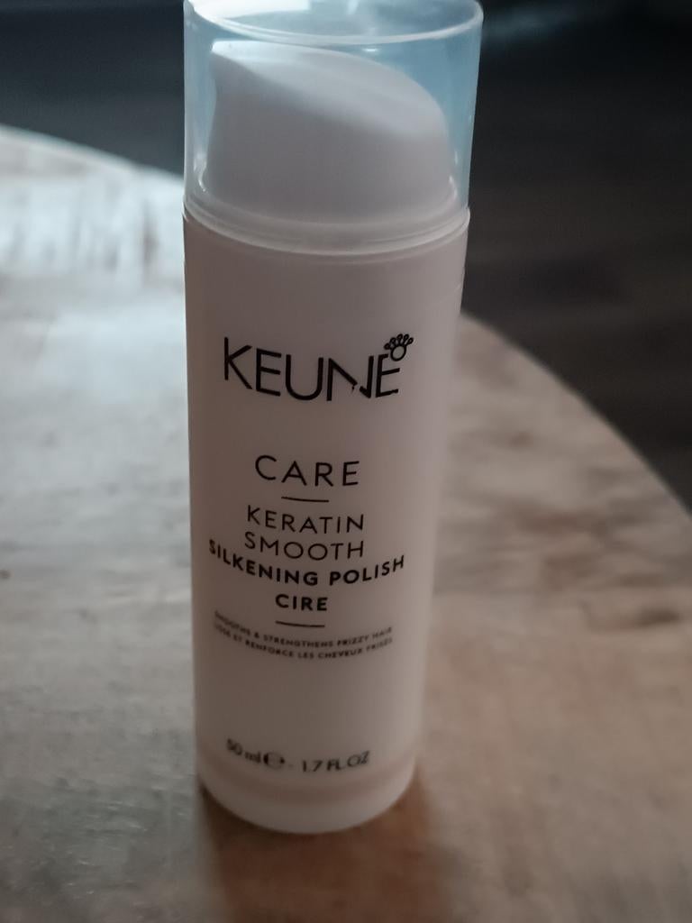 Keune Care Keratin Smooth Silkening Polish, Ophalen of Verzenden, Zo goed als nieuw, Haarverzorger of -hersteller