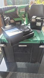 Hitachi DH 36DL Boorhamer met accu's en lader, Doe-het-zelf en Verbouw, Gereedschap | Boormachines, Boor- en/of Breekhamer, Ophalen of Verzenden