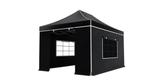Pop-Up Vouwtent Verkoopstand Partytent Vouwtent Zwart 3x4.5m, Opvouwbaar, Partytent, Nieuw, Minder dan 5 meter