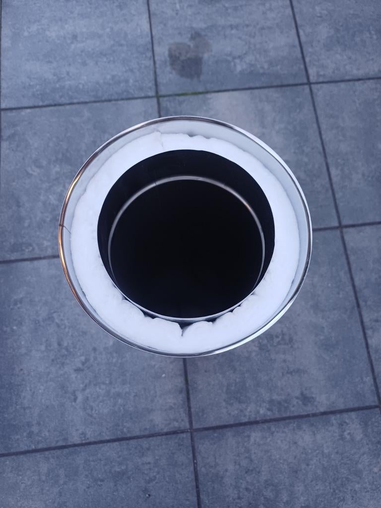 Holetherm dubbelwandige RVS schoorsteenpijp 150mm, Ophalen