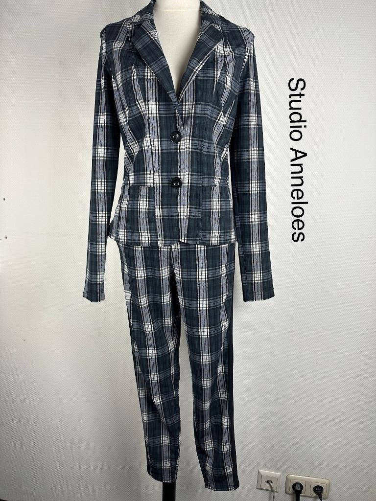 Studio Anneloes Broekpak  (mt: 38) 32,5/9652, Maat 38/40 (M), Studio Anneloes, Blauw, Studio Anneloes