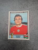 Panini sticker WK 78 Argentina. Sandor Pinter Hongarije., Ophalen of Verzenden, Zo goed als nieuw, Sticker