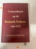 Concordantie op de Berijmde Psalmen van 1773, Ophalen of Verzenden, Gelezen, Christendom | Protestants