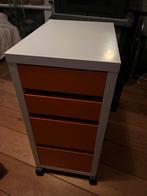 Gratis ophalen vintage ikea ladekast op wieltjes, Ophalen, 50 tot 100 cm, Zo goed als nieuw, 3 of 4 laden