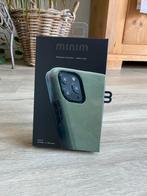 Minim leather bookcase donker groen iPhone 11 Pro Max, Ophalen of Verzenden, Nieuw, IPhone 11 Pro Max, Frontje of Cover