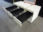 Compact wit stalen ladeblok / verrijdbare ladekast 3 lades, Ophalen, Gebruikt, Nb, Nb