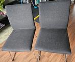 6 mooie eetkamerstoelen in 3 tinten grijs, Huis en Inrichting, Stoelen, Ophalen, Zo goed als nieuw, Grijs, Vijf, Zes of meer stoelen