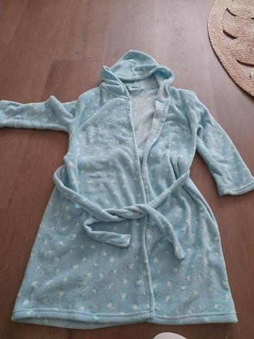 Zgan meisjes fleece ochtendjas 140/146 panter print blauw beschikbaar voor biedingen
