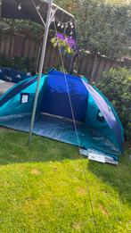 Mooie blauw/turquoise strandtent, Ophalen of Verzenden, Zo goed als nieuw