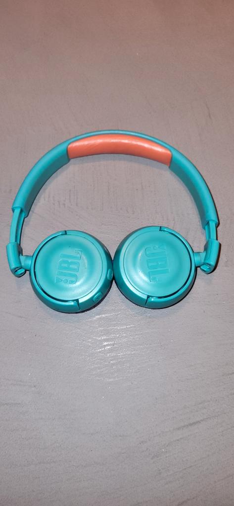 JBL jr300BT - Turquoise, Audio, Tv en Foto, Koptelefoons, Gebruikt, Op oor (supra aural), Draadloos, Bluetooth, Ophalen of Verzenden