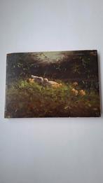 Schilderij olieverf op paneel, Ophalen of Verzenden