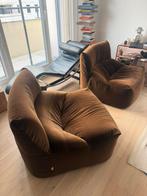 Fauteuil Ligne roset Aralia 1970, Ophalen of Verzenden, Zo goed als nieuw, Bruin
