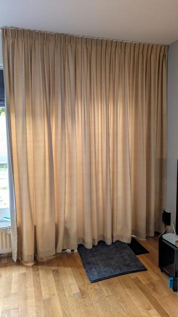 Gordijn L 2.45 x B 2.00 Beige beschikbaar voor biedingen