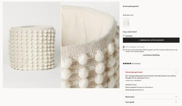H&M HOME GROTE OPBERGMAND