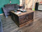 koloniale salontafel (kist) met bergruimte, Huis en Inrichting, Ophalen, Gebruikt, 100 tot 150 cm, Minder dan 50 cm
