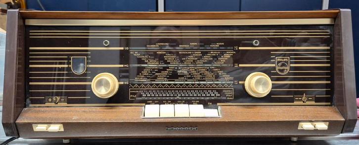 Vintage Philips Radio - Prachtexemplaar!, Audio, Tv en Foto, Radio's, Gebruikt, Radio, Ophalen of Verzenden