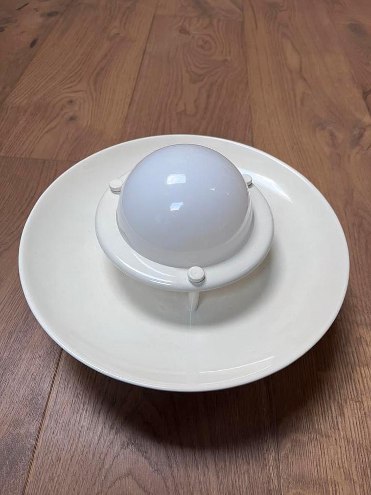 3x Vintage ikea lamp V610 UFO space age design, Huis en Inrichting, Lampen | Plafondlampen, Kunststof, Metaal, Ophalen of Verzenden
