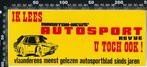 Sticker: Autosport Revue, Ophalen of Verzenden, Zo goed als nieuw, Auto of Motor
