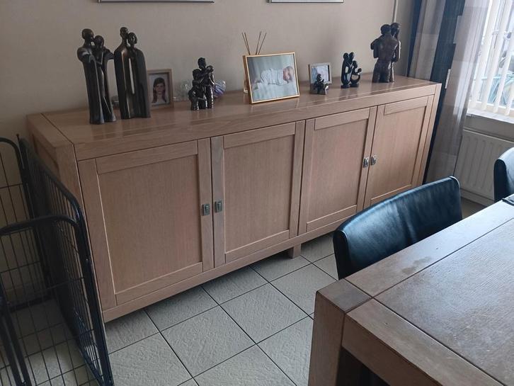 diverse kamermeubels eiken whitewash, Huis en Inrichting, Kasten | Dressoirs, Gebruikt, 50 tot 100 cm, 25 tot 50 cm, Eikenhout