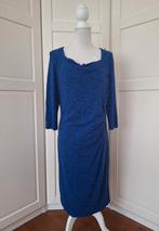 Mart Visser blauwe print jurk, maat 44 L, Maat 42/44 (L), Ophalen of Verzenden, Knielengte, Gedragen