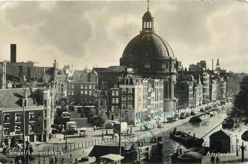 (304-224-015) Amsterdam Singel/Luthersekerk, Verzamelen, Ansichtkaarten | Nederland, Noord-Holland, Verzenden