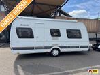 Dethleffs Camper 470 ER enkele bedden + mover + thule luifel, Caravans en Kamperen, Caravans, Overige typen, Bedrijf, Treinzit