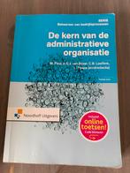 Kern van de administratieve organisatie, Ophalen of Verzenden, Gelezen, Overige niveaus, Bedrijfseconomie of M&O