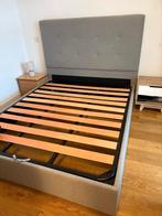Emma Ottoman Storage Bed Frame & Headboard, Huis en Inrichting, Slaapkamer | Bedden, Ophalen, 210 cm, Tweepersoons, Zo goed als nieuw