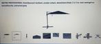 Makro parasol, Tuin en Terras, Ophalen, Kantelbaar, Nieuw, Zweefparasol