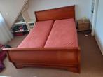 Prachtig Tweepersoonsbed | Massief Kersenhout | Auping Onder, Ophalen, Tweepersoons, Zo goed als nieuw, 160 cm