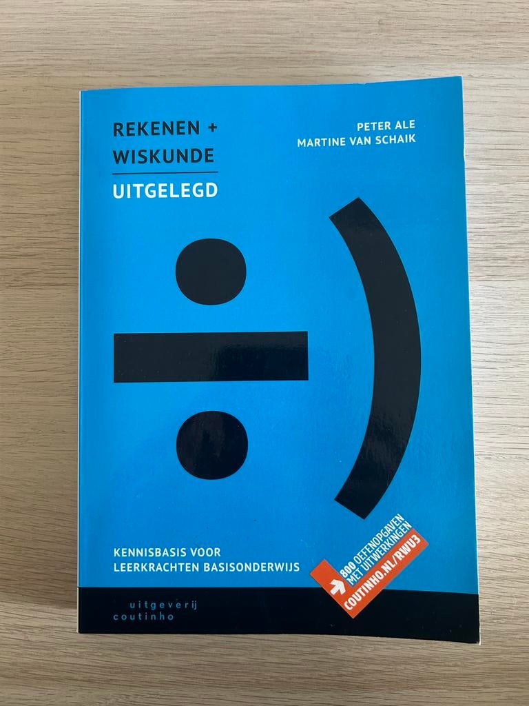 Rekenen & Wiskunde Uitgelegd, Boeken, Studieboeken en Cursussen, Ophalen of Verzenden, Zo goed als nieuw, HBO