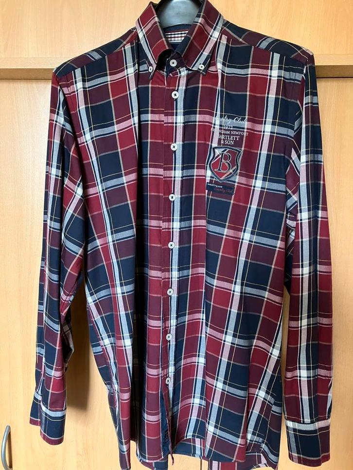 Supermooi BARTLETT overhemd in nette staat maat M/L, Kleding | Heren, Overhemden, Zo goed als nieuw, Halswijdte 41/42 (L), Ophalen of Verzenden