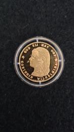 Replica 10 gld Goud Wilhelmina 1895 goud/zilver variant., Postzegels en Munten, Munten | Nederland, Ophalen of Verzenden, Koningin Wilhelmina