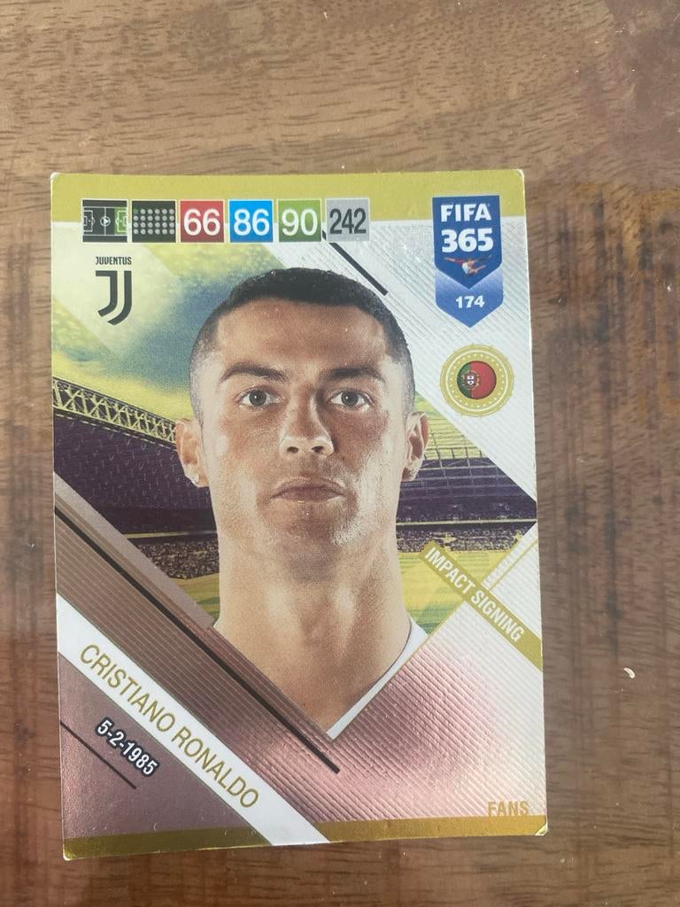 Cristiano Ronaldo Juventus FIFA 365 Spelerskaart, Ophalen of Verzenden, Zo goed als nieuw, Buitenlandse clubs, Spelerskaart