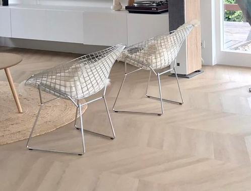 Twee Originele Knoll Diamond Chairs – Unieke Eyecatchers!, Huis en Inrichting, Stoelen, Zo goed als nieuw, Twee, Metaal, Overige kleuren